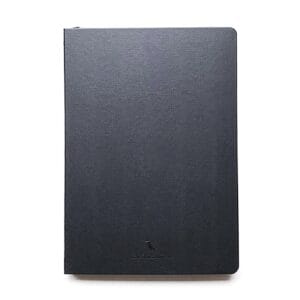 KUNISAWA, FIND NOTE Hard Darkest Black, A5, 5mm Grid,192 Pages
