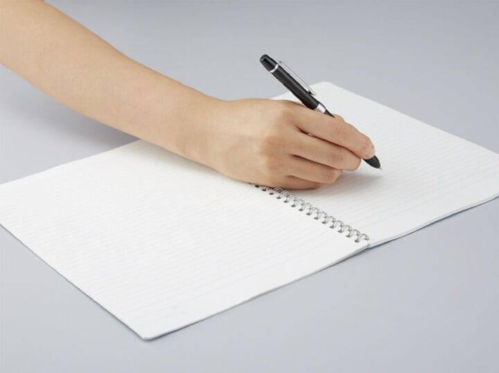 Kokuyo, Soft Ring Notebook Natural, Horizontal Rule, A5, 80 Sheets, Black - Görsel 3