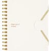 Kokuyo, Soft Ring Notebook, Penott 5mm Grid, B6, 70 Sheets, White