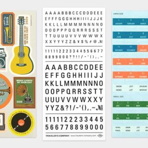 Alternative view of Traveler's notebook, Sticker Set for 2019 Diary, 6 sheets