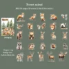 Pet Sticker, Forest Animal, 25 adet