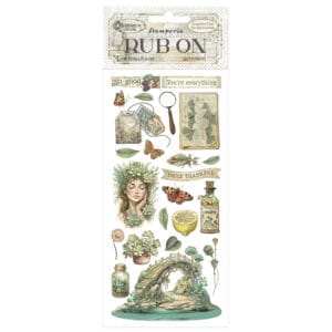 STAMPERİA, Herbarium Silvae- Rub on Selection