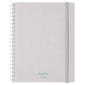 KOKUYO Soft Ring Notebook with Cardboard Grid B6 - Gray