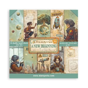 STAMPERİA, A New Beginning- Scrapbooking Paper Pad 10 sheets cm 30,5x30,5 (12"x12")