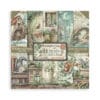 STAMPERİA, Herbarium Silvae-Scrapbooking Small Pad 10 sheets cm 20,3X20,3 (8"X8")