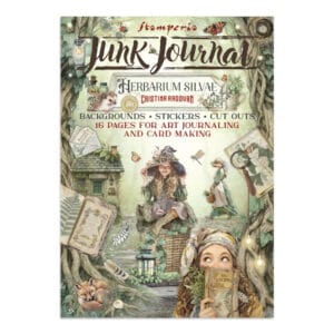 STAMPERİA, Herbarium Silvae- Junk Journal- stickers, cut-outs, backgrounds