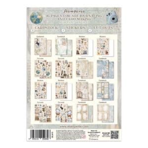 Alternative view of STAMPERİA, Secret Diary- Junk Journal- stickers, cut-outs, backgrounds