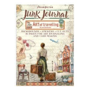 STAMPERİA, Art Of Travelling- Junk Journal- stickers, cut-outs, backgrounds