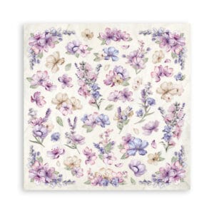 Alternative view of STAMPERİA, Lavender-Scrapbooking Small Pad 10 sheets cm 20,3X20,3 (8"X8")