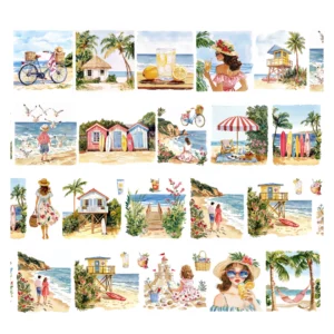 Alternative view of Penpaling Paula, Beach Vacay, Pet Tape, Kendinden Kesimli, 6cmx5m