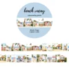 Penpaling Paula, Beach Vacay, Washi Tape, 2.5cmx10m