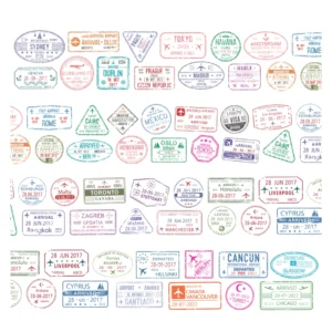 Alternative view of Penpaling Paula, Passport Stamps, Pet Tape, Kendinden Kesimli, 6cmx5m