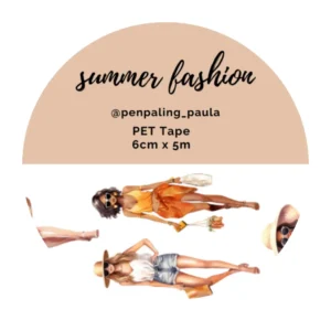 Penpaling Paula, Summer Fashion, Pet Tape, 6cmx5m