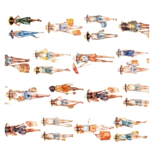 Alternative view of Penpaling Paula, Summer Fashion, Pet Tape, 6cmx5m
