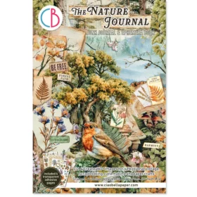 Ciao Bella, The Nature Journal, A4 Junk Journal Ephemera Book