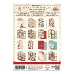 stamperia classic christmas junk journal stickers 9alt