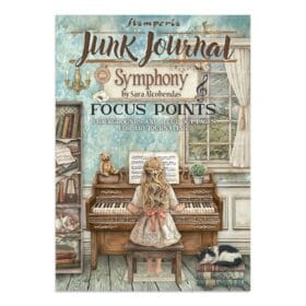 STAMPERİA, Focus Points- Symphony- Junk Journal-A5- cut-outs, backgrounds
