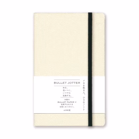 Bullet Jotter Writing Pad & Cover Set – Gabardine Ivory White