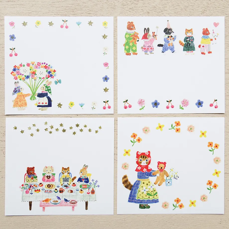 Cozyca Products, Block Memo – Little Fluffy Friends by Aiko Fukawa - Görsel 2