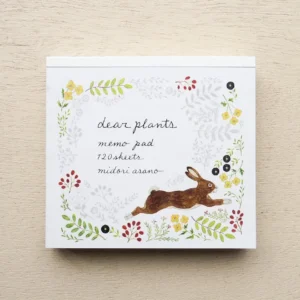 Cozyca Products, Block Memo – dear plants by Midori Asano