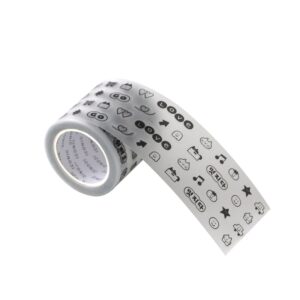 Iconic, Doodle Kiss Cut Tape Deco, 06 Black