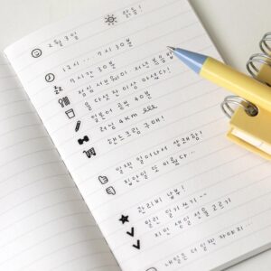 Iconic, Doodle Kiss Cut Tape Diary, 03 Day - Görsel 6