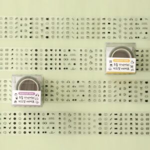 Iconic, Doodle Kiss Cut Tape Diary, 03 Day - Görsel 3