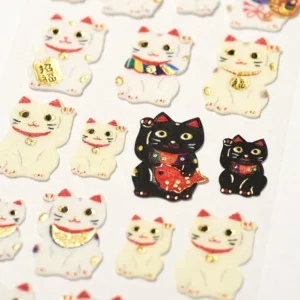 G. C. Press, Flocked stickers - Maneki neko - Görsel 3