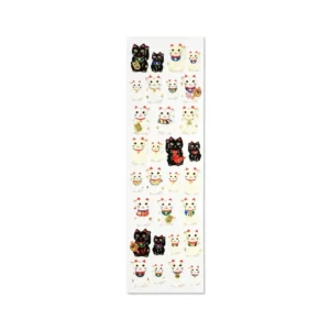 G. C. Press, Flocked stickers - Maneki neko