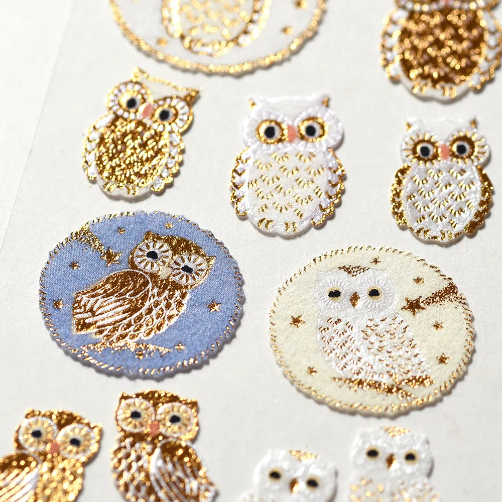 G. C. Press, Flocked stickers - Owl - Görsel 2