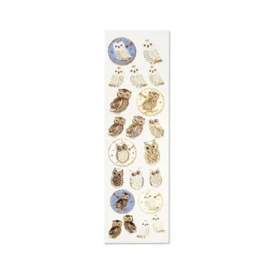 G. C. Press, Flocked stickers - Owl