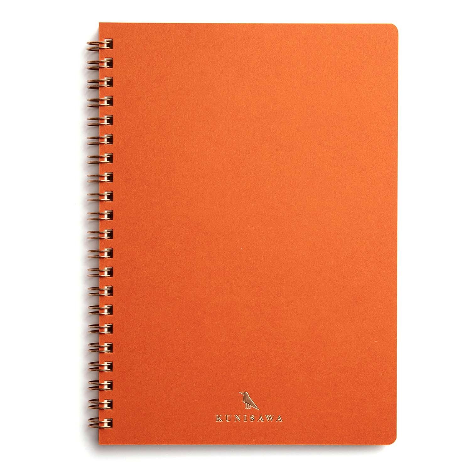 KUNISAWA, FIND RING NOTE, Tangerine, A5, 5mm Grid, 80 Pages