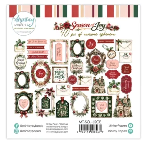 Alternative view of Mintay Papers, Paper Ephemera - Season of Joy, 40 pcs