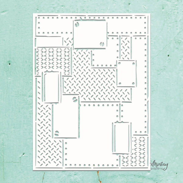 Mintay Papers, Mintay Kreativa - 6 x 8" Stencil - Steel