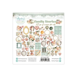 Alternative view of Mintay Papers, Paper Die-Cuts - Family Stories, 60 pcs