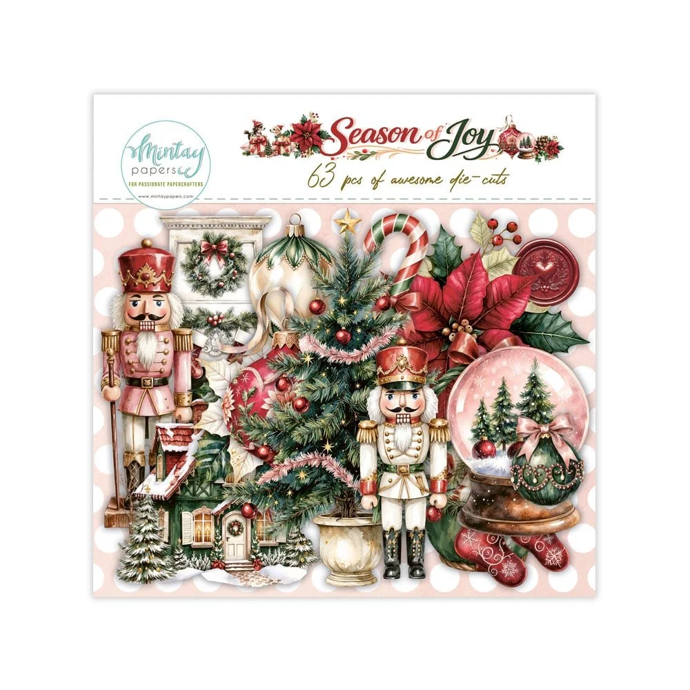 Mintay Papers, Paper Die-Cuts - Season of Joy, 63 pcs
