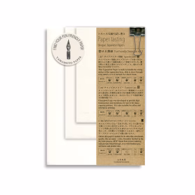 Yamamoto Paper, Paper Tasting Writing Pad Set – Pen Friendly Onionskin vol.3
