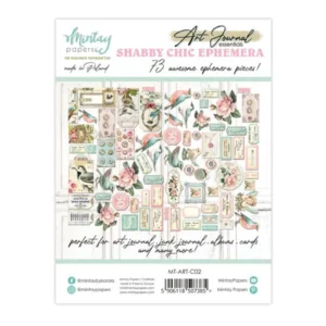 Alternative view of Mintay Papers Art Journal Ephemera Pack - Shabby Chic, 73 pcs