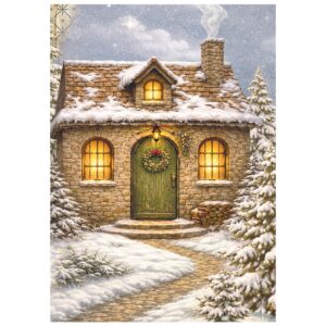 STAMPERİA, Silent Night, Rice paper, A6, 8 sheets, 10,5x14,8cm