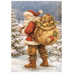 STAMPERİA, Silent Night, Rice paper, A6, 8 sheets, 10,5x14,8cm - Görsel 8