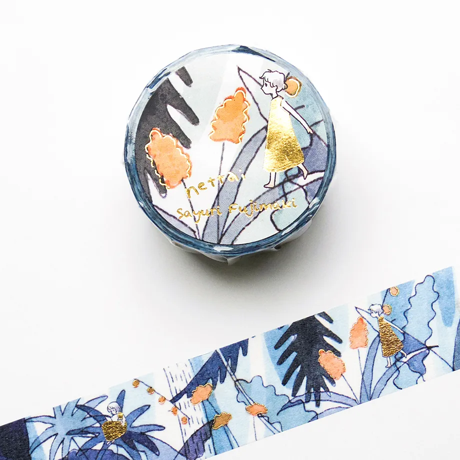 Cozyca Products, Washi Tape with Gold Details – nettai by Sayuri Fujimaki