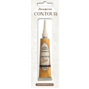 Stamperia, Create Happiness Contour Liner, Gold, 20 ml